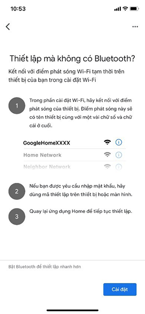 Cài đặt màn hình thông minh Google Nest hub 4