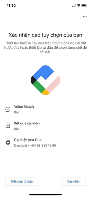 Cài đặt thiết bị Google Home 13